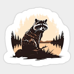 raccoon Sticker